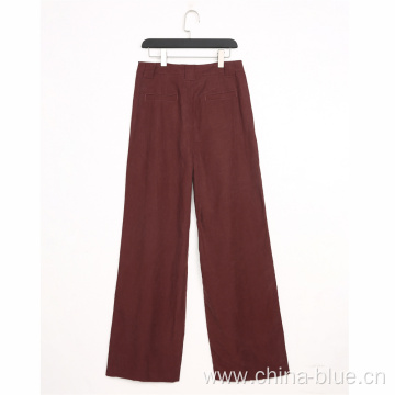 Ladies hight quality woven pants